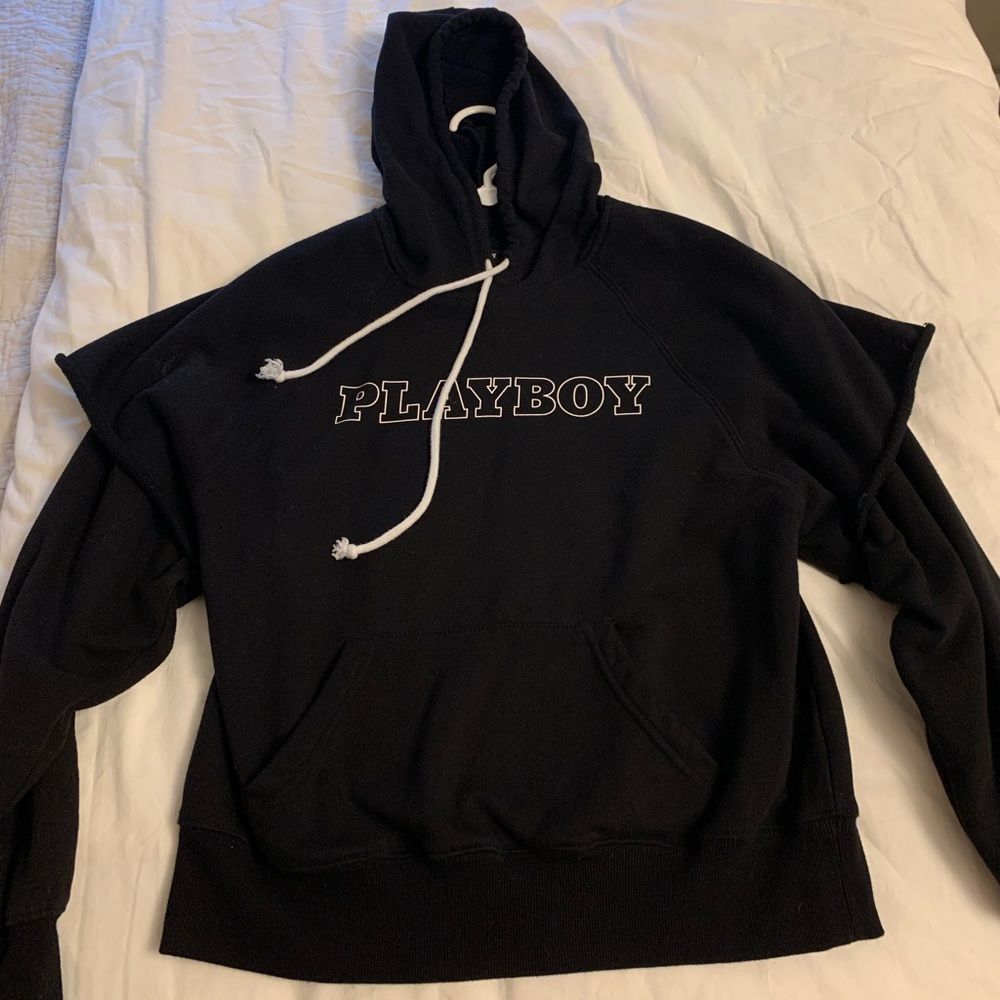 Black Playboy Hoodie